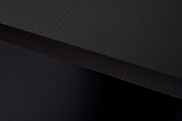 Nordure Mesa de Comedor Linza Madera Negra